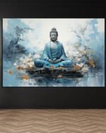 Blue Buddha Wall Art ( 2x3 Fit )