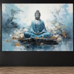 Blue Buddha Wall Art ( 2x3 Fit )