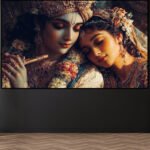 Radha Krishna Canvas Art ( 2x3 ) Fit