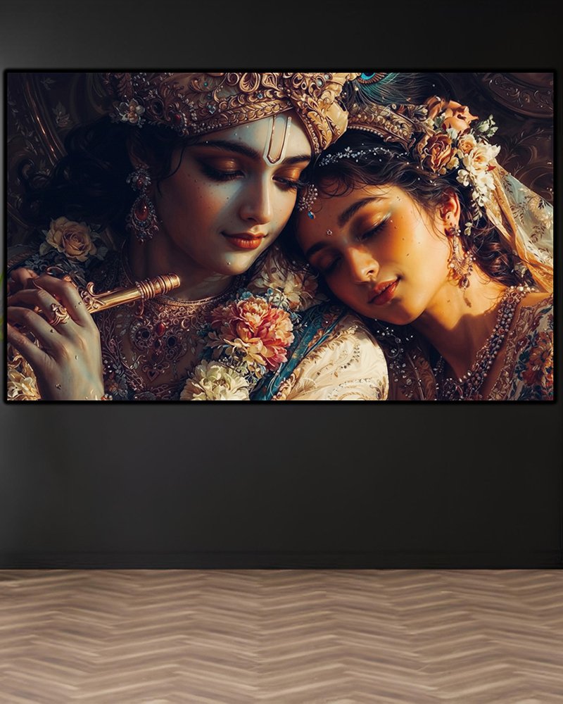 107 a Radha Krishna Canvas Art ( 2x3 ) Fit - Image 1