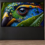Colorful Parrot Wall Art ( 12x18 " )