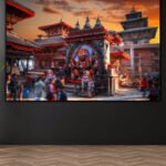 Kathmandu Durbar Square Wall Art ( 18x24" )