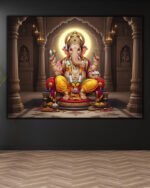 Lord Ganesha Wall Art ( 18x24 ")