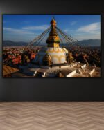 Boudhanath Stupa Wall Art (18x24")