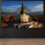 Boudhanath Stupa Wall Art (18x24")