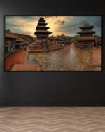 Patan Durbar Square Landscape Canvas ( 16x24" )