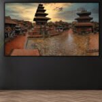 Patan Durbar Square Landscape Canvas ( 16x24" )