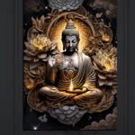 Buddha Enlightenment Wall Art ( 16x24")