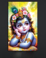Baby Krishna Canvas Art ( 16x24")