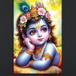 Baby Krishna Canvas Art ( 16x24")