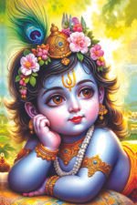 Baby Krishna Canvas Art ( 16x24") - Image 2