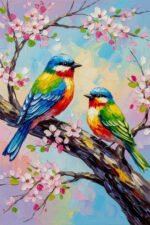 Parrot Art Wall Canvas - Image 2