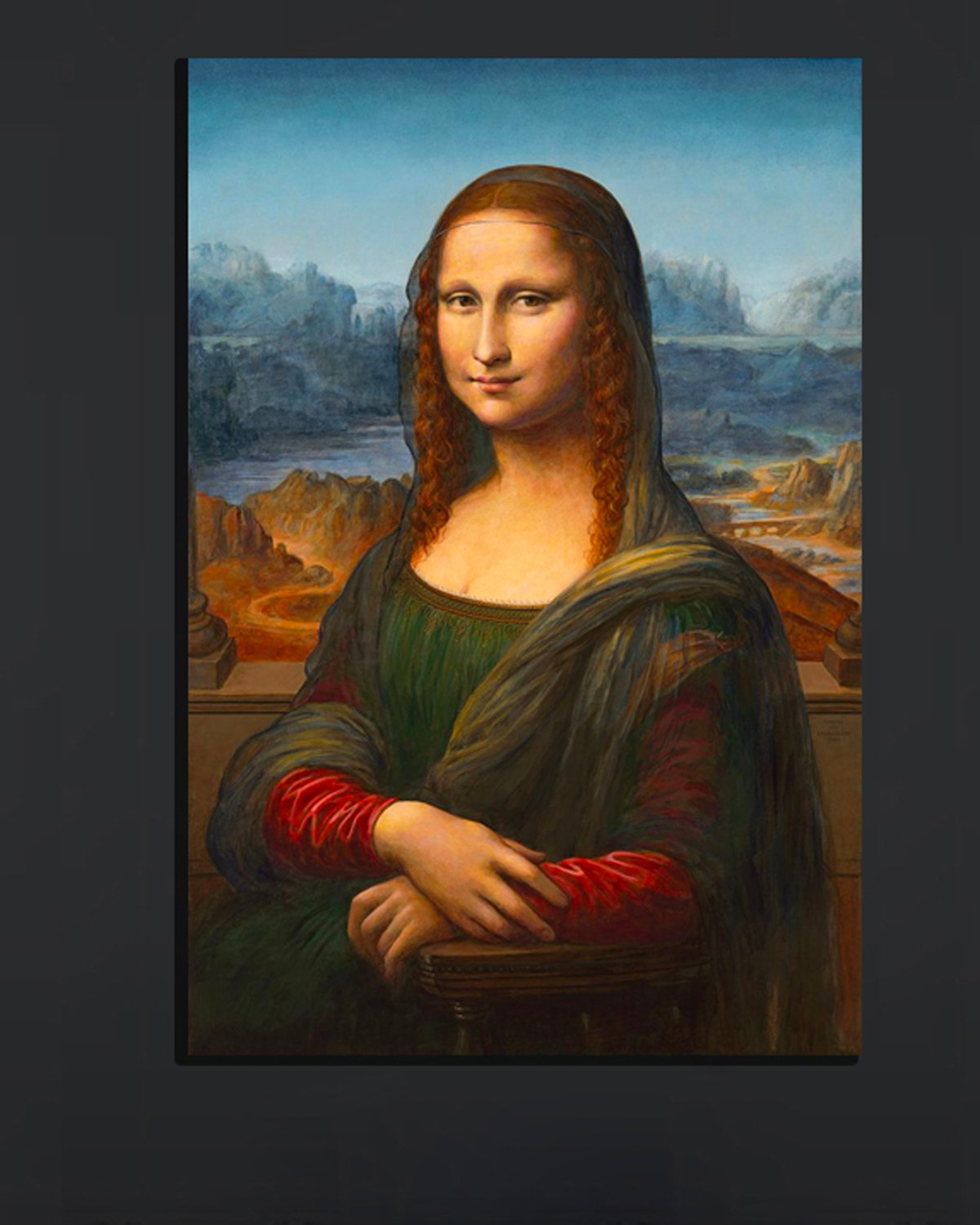 135 a Mona Lisa Canvas Print (16x24") - Image 1