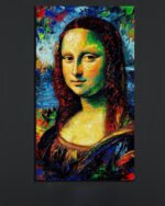 Colorful Mona Lisa Canvas (16x24")