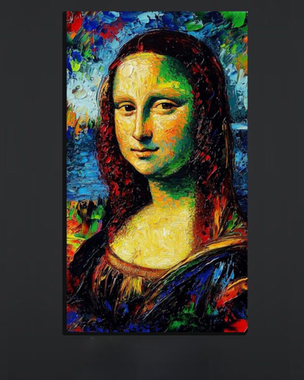 Colorful Mona Lisa Canvas (16x24")
