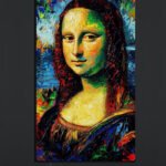 Colorful Mona Lisa Canvas (16x24")
