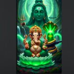 Shiva and Ganesha Spiritual Canvas Art (2x3 Fit)