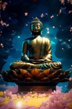 Golden Buddha Art Print  (12x18") - Image 2