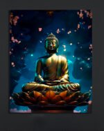 Golden Buddha Art Print  (12x18")