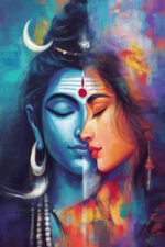 Shiva Parvati Divine Art Canvas (2x3 Fit ) - Image 2