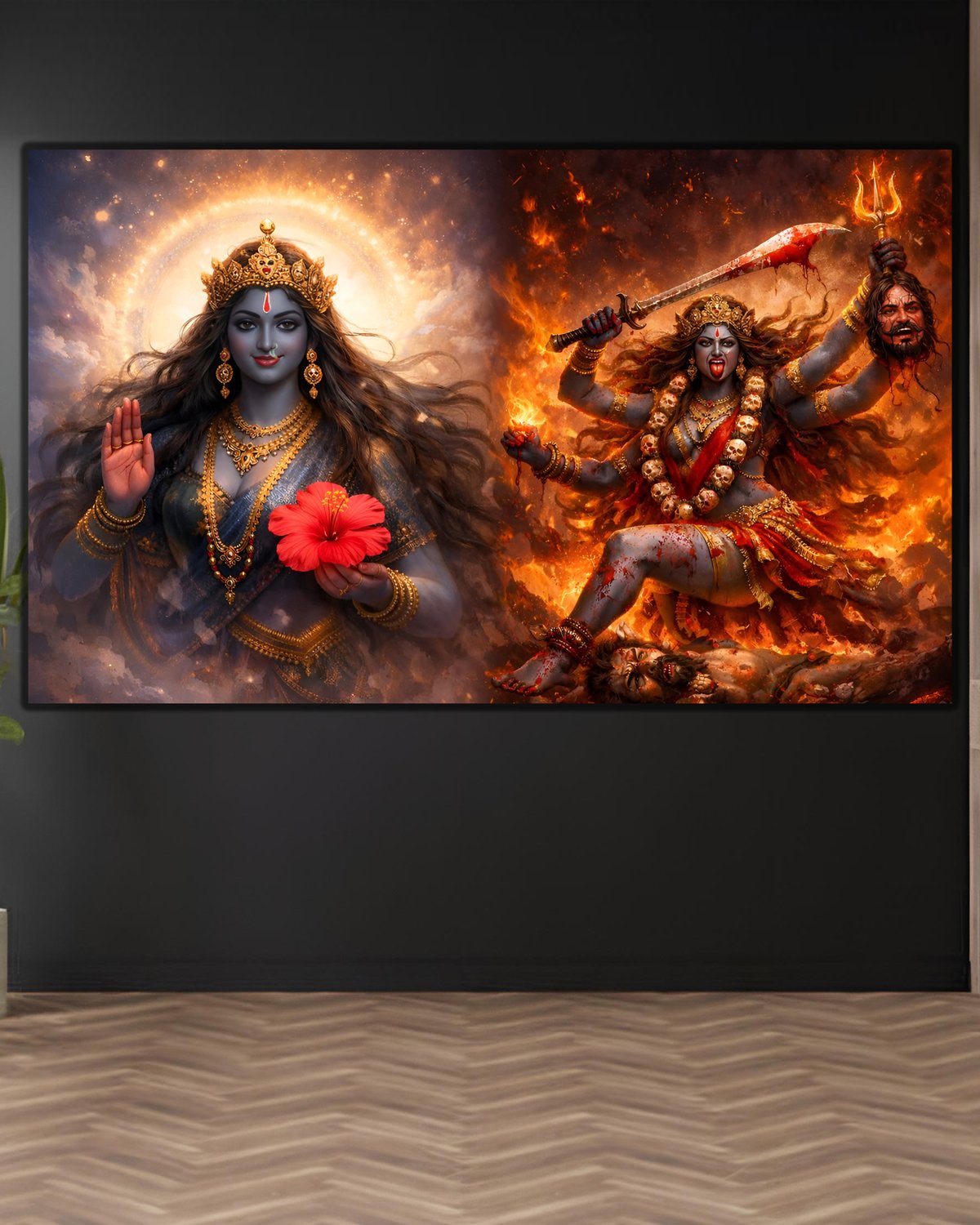 150 a Goddess Kali Wall Art (2x3 Fit) - Image 1