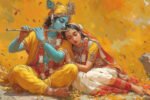 Radha Krishna Wall Art (2x3 Fit) - Image 2