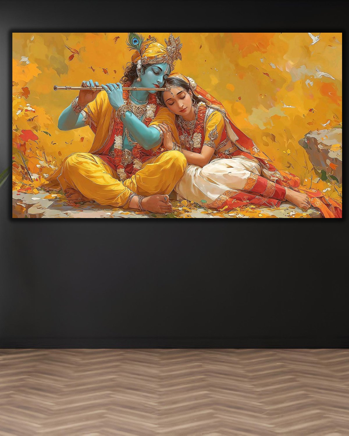 154 a Radha Krishna Wall Art (2x3 Fit) - Image 1