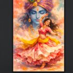 Radha Krishna Devotional Art Canvas (2x3 Fit)