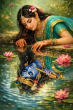 Radha Krishna Art Print (16x24") - Image 2