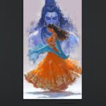 Lord Shiva & Dancing Woman Art Print (2x3 Fit)