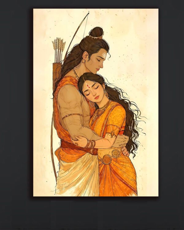 Divine Embrace Art Print (16x24")