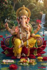 Lord Ganesha Wall Art (16x24 ") - Image 2