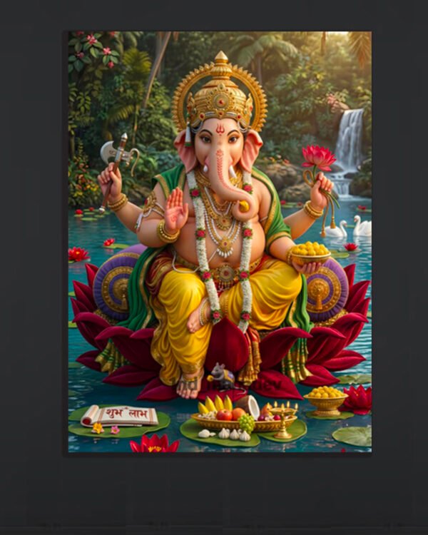 Lord Ganesha Wall Art (16x24 ")