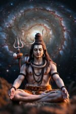 Shiva Cosmic Meditation Canvas (16x24 " ) - Image 2