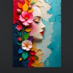 Floral Harmony Wall Art (2x3 Fit)