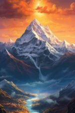 Majestic Mountain Canvas Art (2x3 Fit) - Image 2