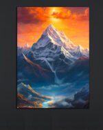 Majestic Mountain Canvas Art (2x3 Fit)