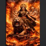 Goddess Durga Wall Art ( 2x3 Fit )
