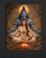Divine Shiva Parvati Canvas Art (2x3 Fit )