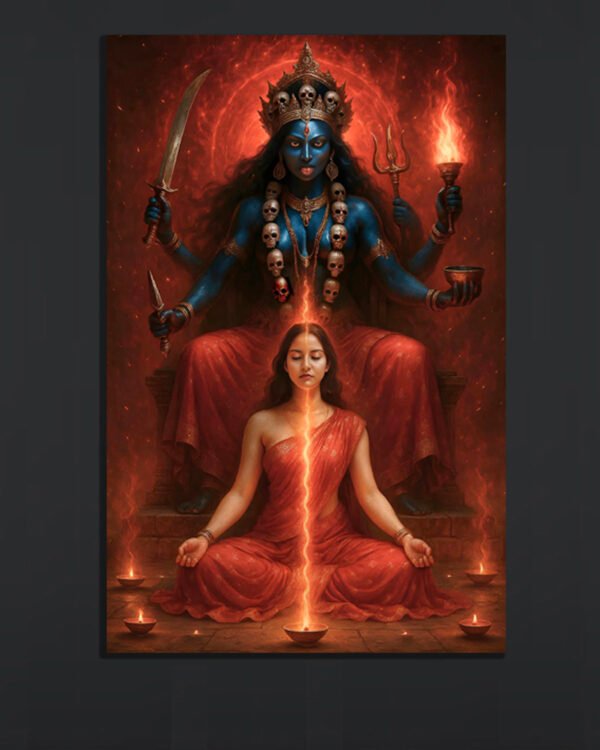 Goddess Kali Spiritual Canvas Art (2x3 Fit)