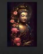 Golden Buddha Wall Art (2x3 Fit)