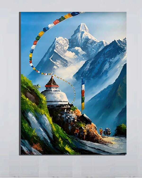 Himalayan Landscape Painting (16x24")