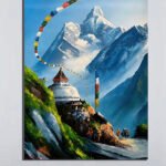 Himalayan Landscape Painting (16x24")