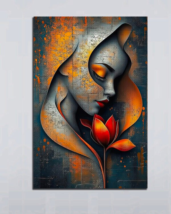 Modern Abstract Woman Canvas (2x3 Fit)