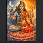 Ardhanarishvara Canvas Art (2x3 Fit )