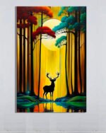 Majestic Deer Art Print (16x24")