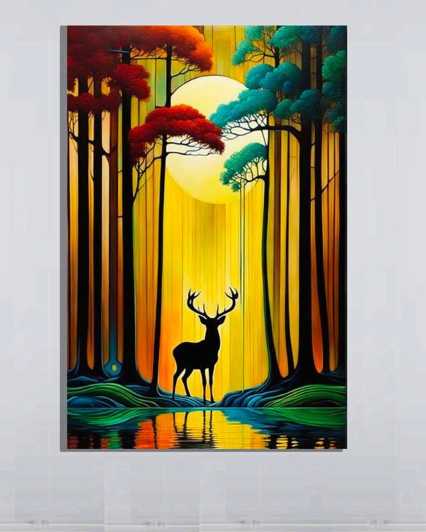 Majestic Deer Art Print (16x24")