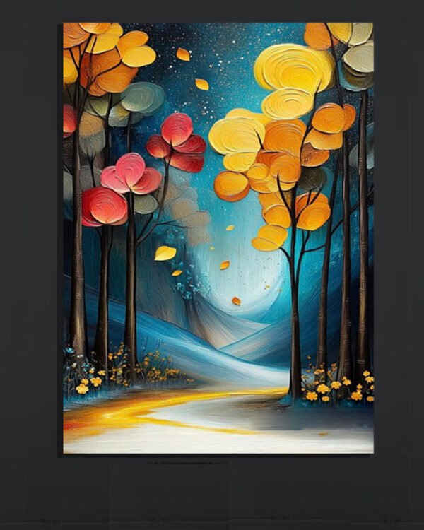 Autumn Forest Canvas Art (16x24")