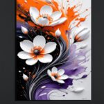 Floral Splash Canvas Art (2x3 Fit )