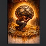 Time and Wealth Canvas Art (2x3 Fit)